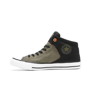 Converse Chuck Taylor All Star Ctas High Street Slip Resistant Cushioning High Top Skateboard Shoes Unisex Green Black
