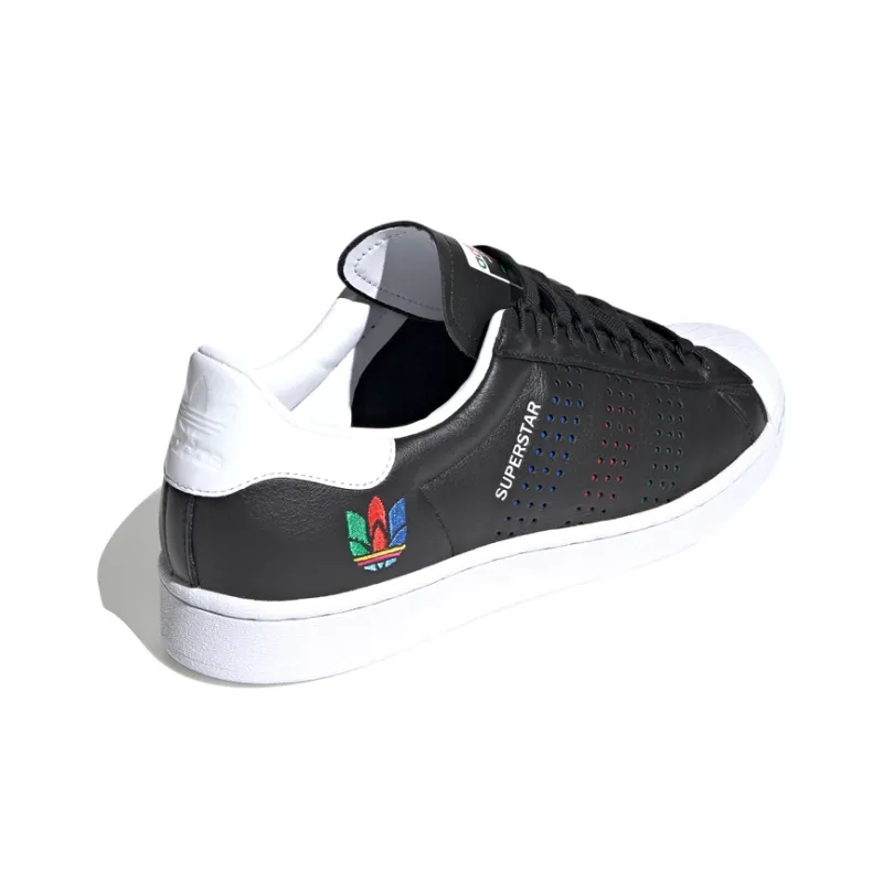 Adidas Superstar Colorful Trefoil Core Black-3