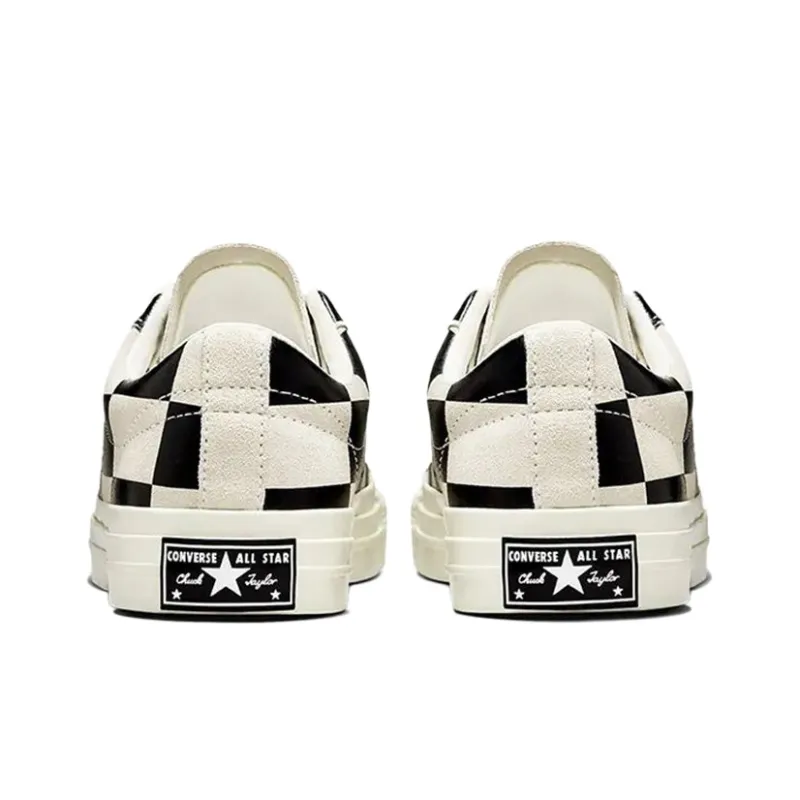 Converse One Star Ox Blocked Warped Board Black-3