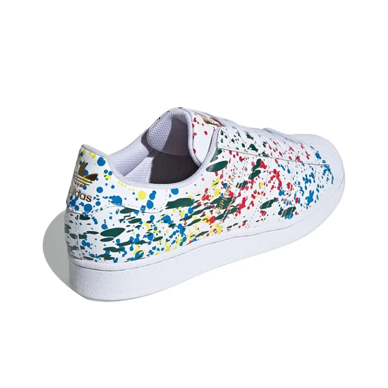 Adidas Superstar Splashes Splatter And Drips White-3