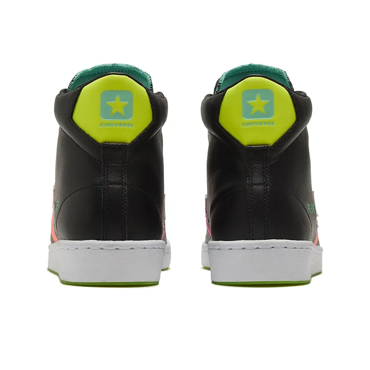 Converse Pro Leather Hi Hi Vis Black-4