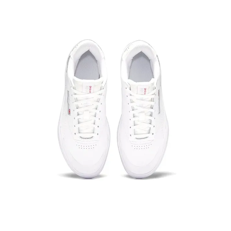 Reebok Club C Double Geo White Pure Grey Women's-4