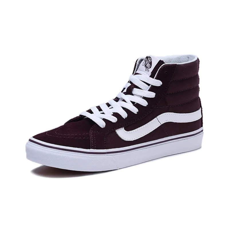 Vans SK8 HI Slim Sneakers Deep Wine Wine Red Women's-2