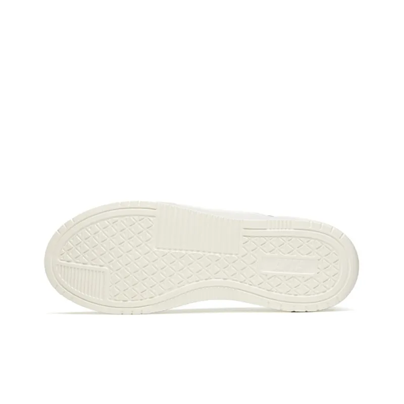 Anta Life Collection Anti Slip Wear Resistant Low Top Casual Skateboard Shoes Men's Ivory White-4
