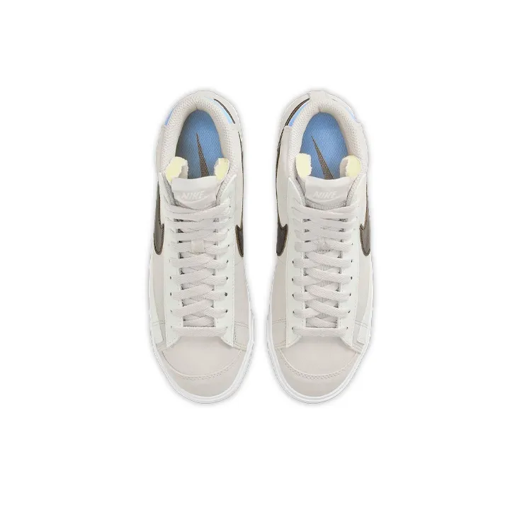 Nike Blazer Mid 77 Grey Light Blue-3