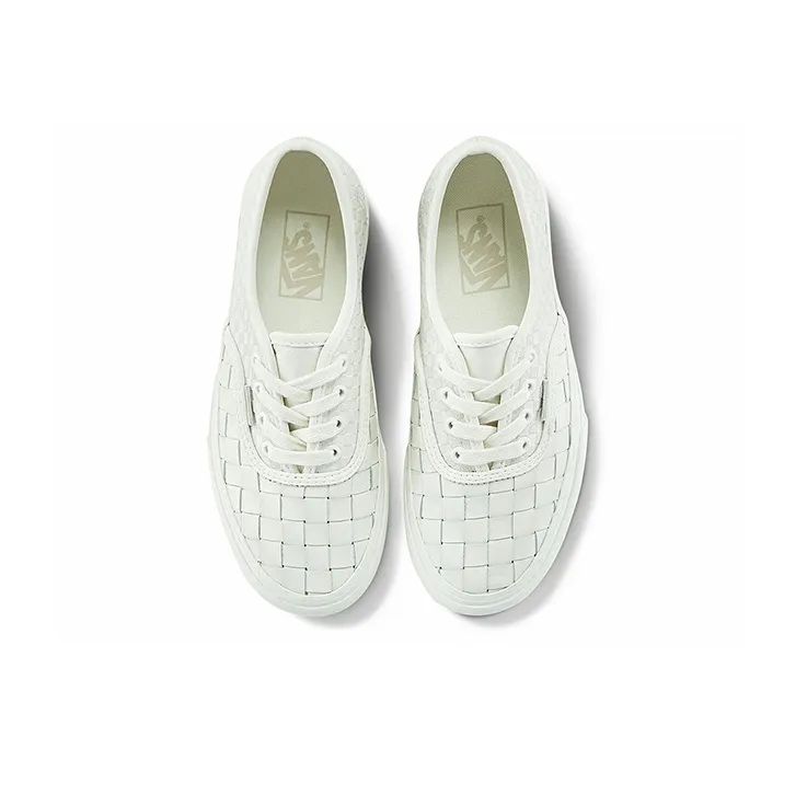 Authentic Vans Platform 'Woven Blanc De Blanc'-2