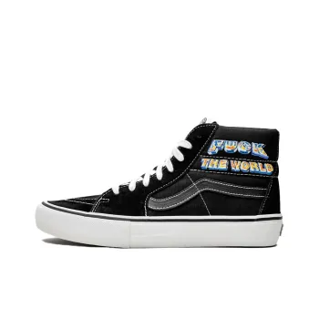 Vans Sk8 Hi Supreme Fuck The World Black
