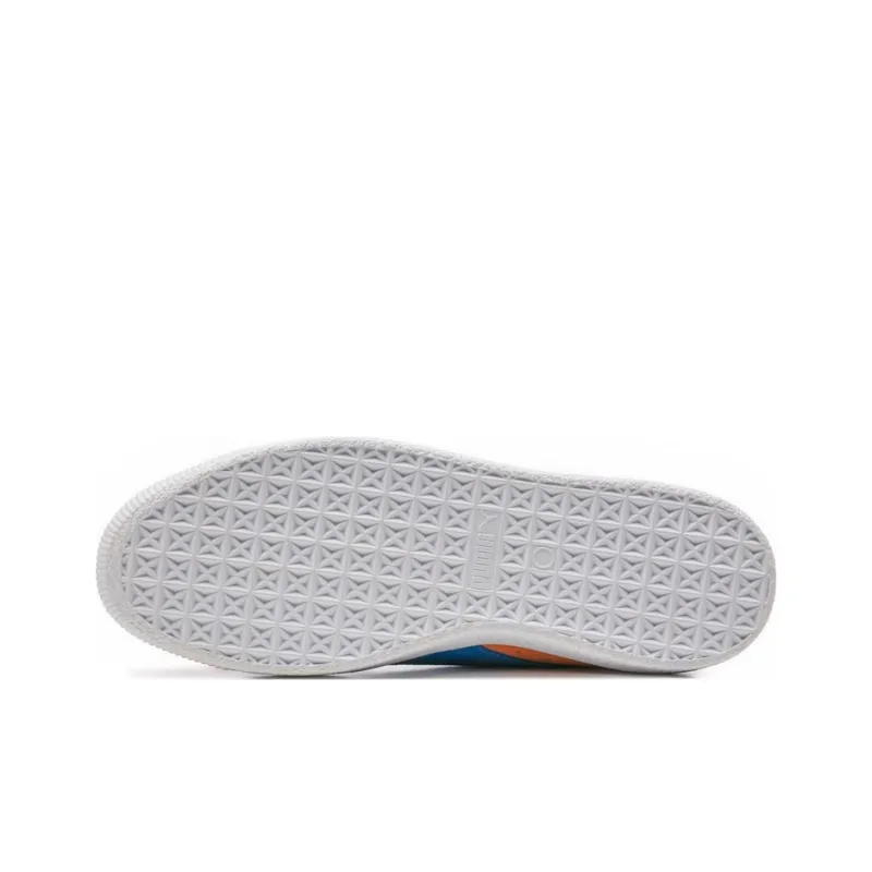 PUMA Clyde Balance Lightweight Low-Top Skateboard Shoes Men's Orange-4