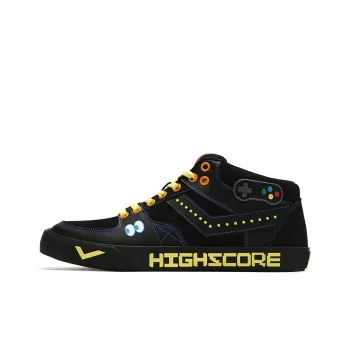 PONY Atop Game 2.0 Mid Top Skateboard Shoes Unisex Black