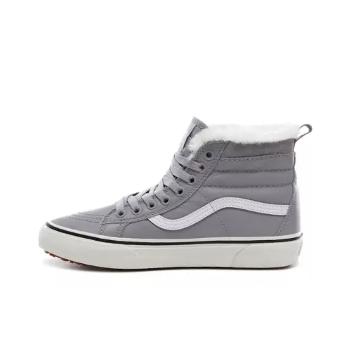 Vans SK8 Skateboard Shoes Unisex High-Top Gray/White