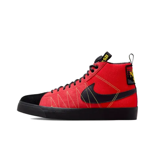 Nike SB Zoom Blazer Mid PRM Acclimate Black Red