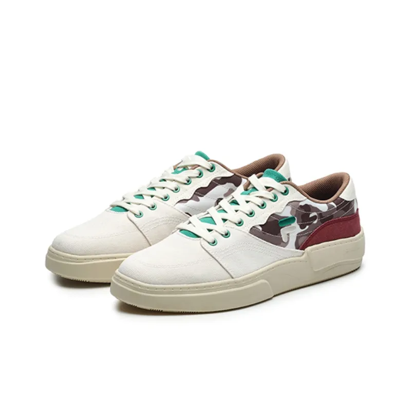 FILA FUSION Lifestyle Skate Shoes 'White Brown'-2