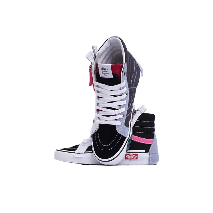 Vans Sk8 Hi Cap Black Azalea Pink-3