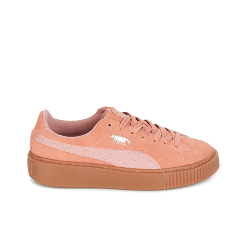 PUMA Suede Platform 'Pink Brown' Women's-1