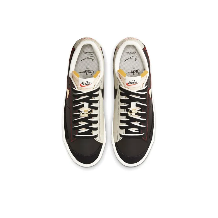 Nike Blazer Low 77 Black Natural Removable Swoosh-3