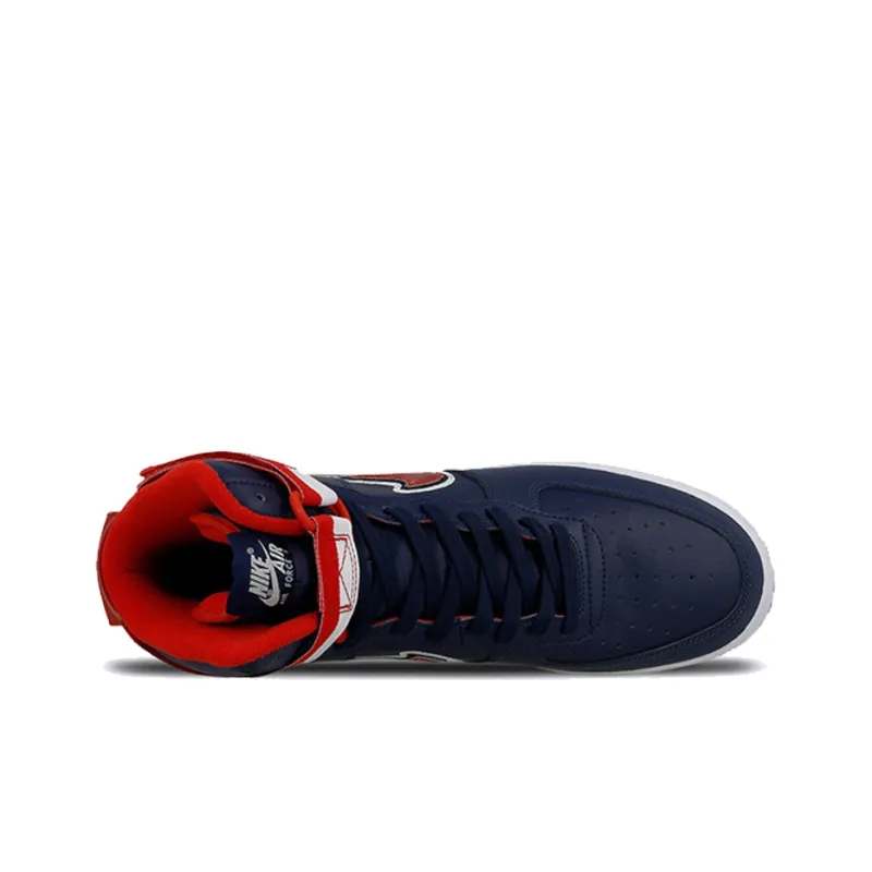 Nike Air Force 1 High Sport Nba Midnight Navy University Red-2