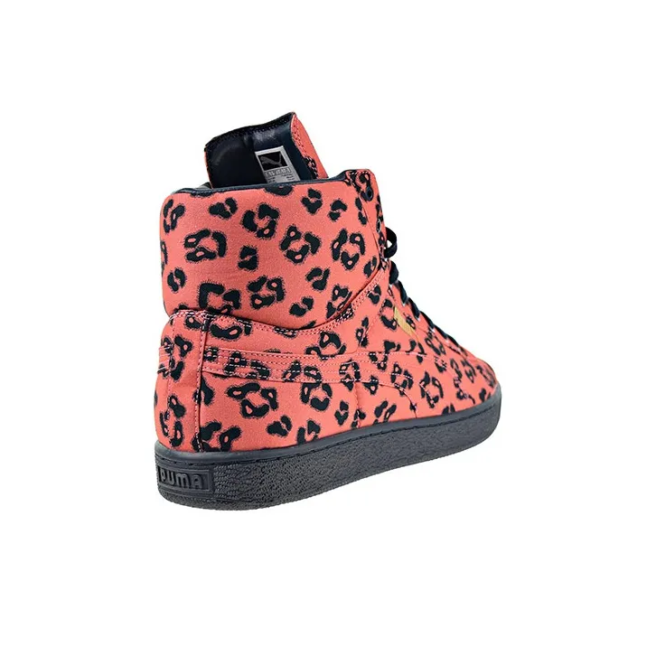 PUMA Basket Skateboard Shoes Men High-Top Orange-3