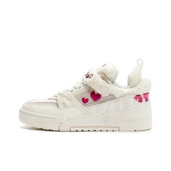 Disney LiNing 001 Btc Low Top Skateboard Shoes Women's Ivory