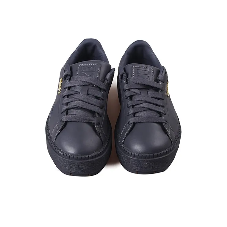 PUMA Platform Trace Premium Low Top Sneakers Black Women's-2