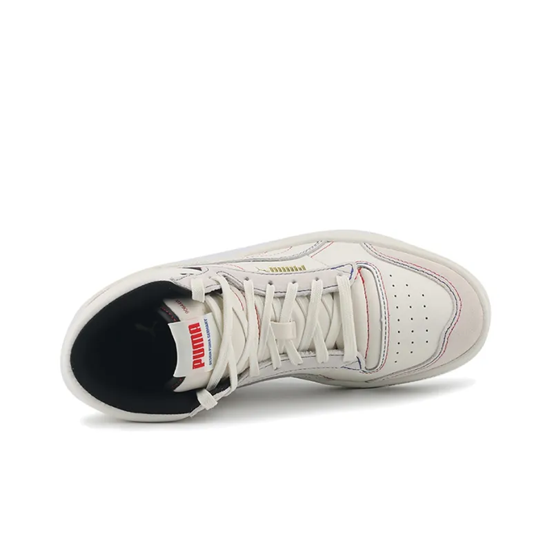 PUMA Ralph Sampson Mid Panorama 'Creamwhite Black Red'-3