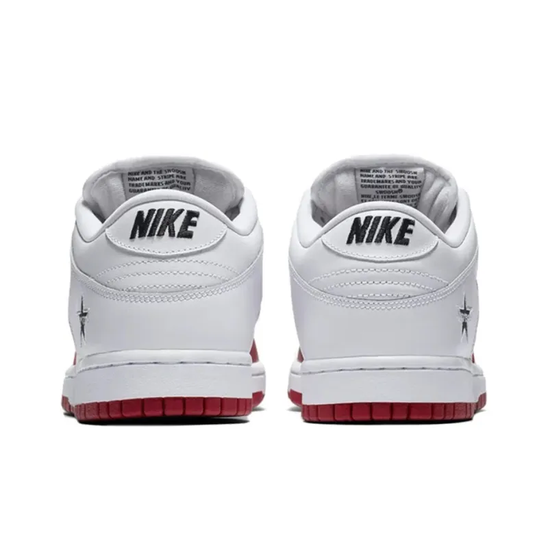 Nike Sb Dunk Low Supreme Jewel Swoosh Red-3