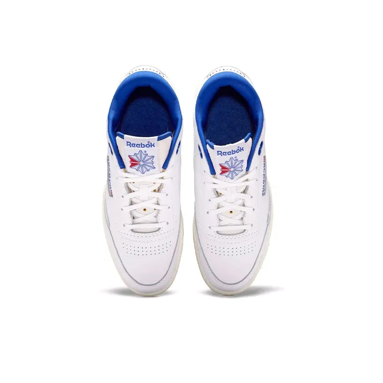 Reebok Club C Mid Ii Vintage White Bright Cobalt-4