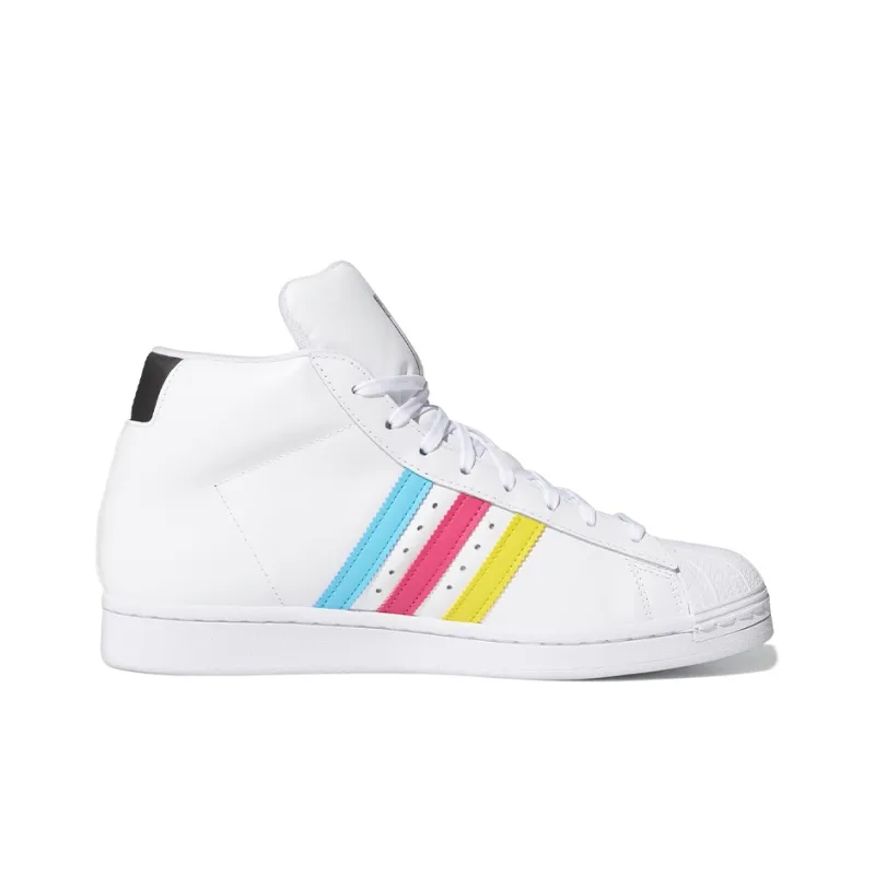 Adidas Pro Model Colorful Trefoil Cloud White-1