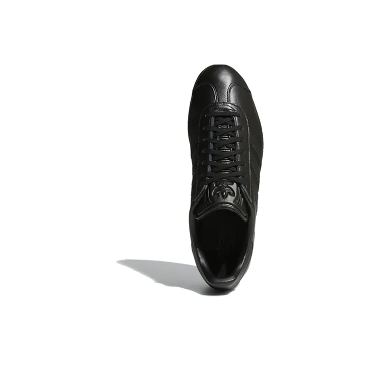 Adidas Gazelle Black/Black Gold Metallic-3