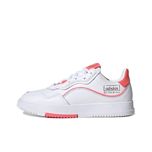 Adidas Women's SC Premiere 'White Semi Flash Red'