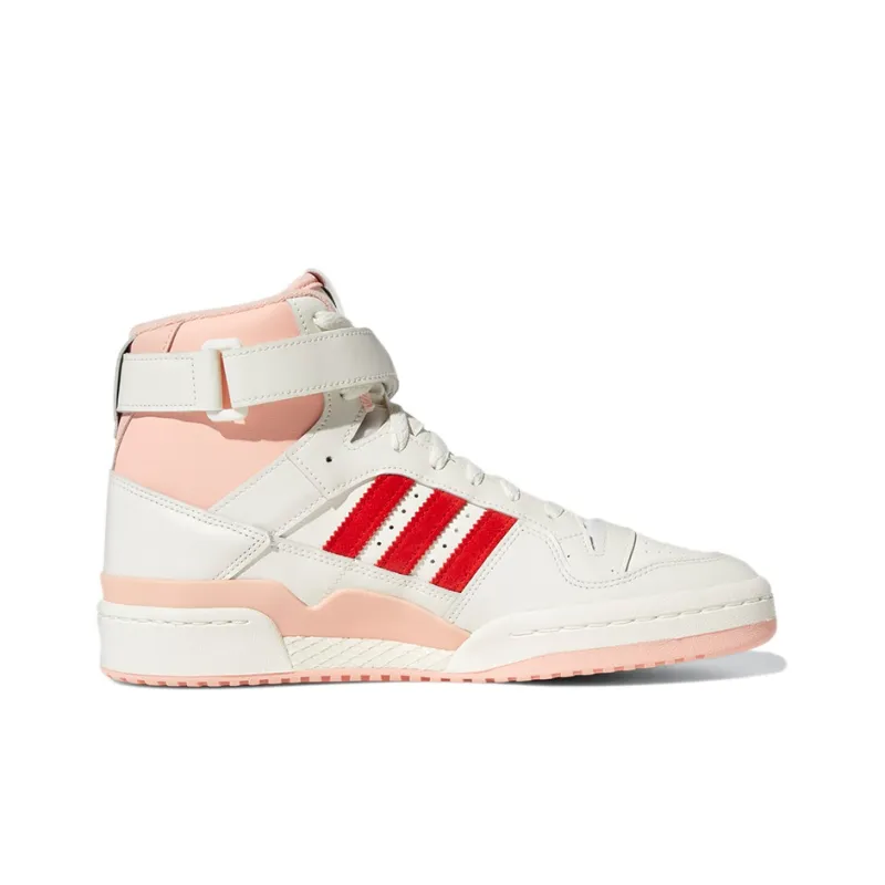 Adidas Forum 84 Hi Off White Pink Red-1
