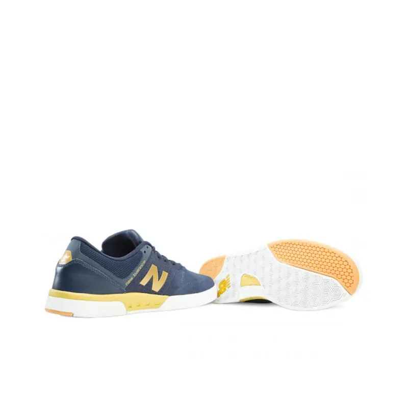 New Balance Pj Stratford 533 Skate Shoes 'Navy Gold White'-3