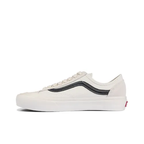 Vans Style 36 Skateboard Shoes Unisex Low-Top White