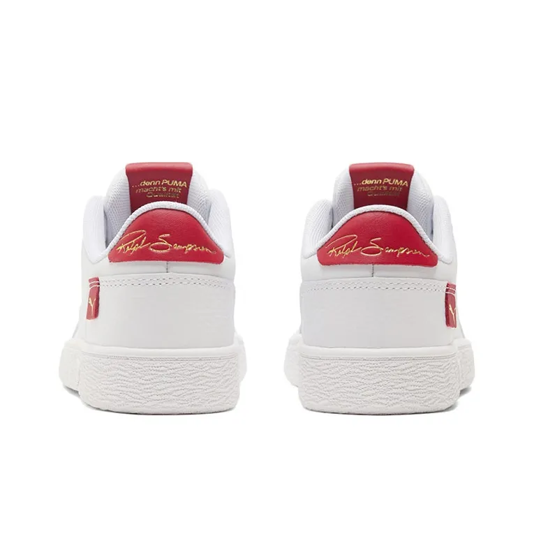 PUMA Ralph Sampson Mc Pop Casual Shoes White/Red-4
