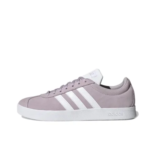 Adidas Neo VL Court 2.0 Skateboard Shoes Women's Low-Top Pale Dogwood