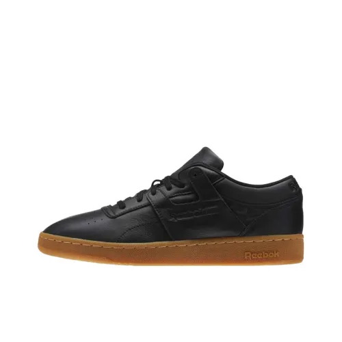 Reebok Club C Skateboard Shoes Men Low-Top Black/Brown