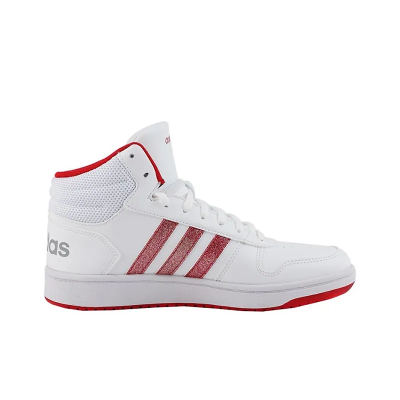 Adidas Neo Hoops 2.0 Mid 'White Red' Women's-1