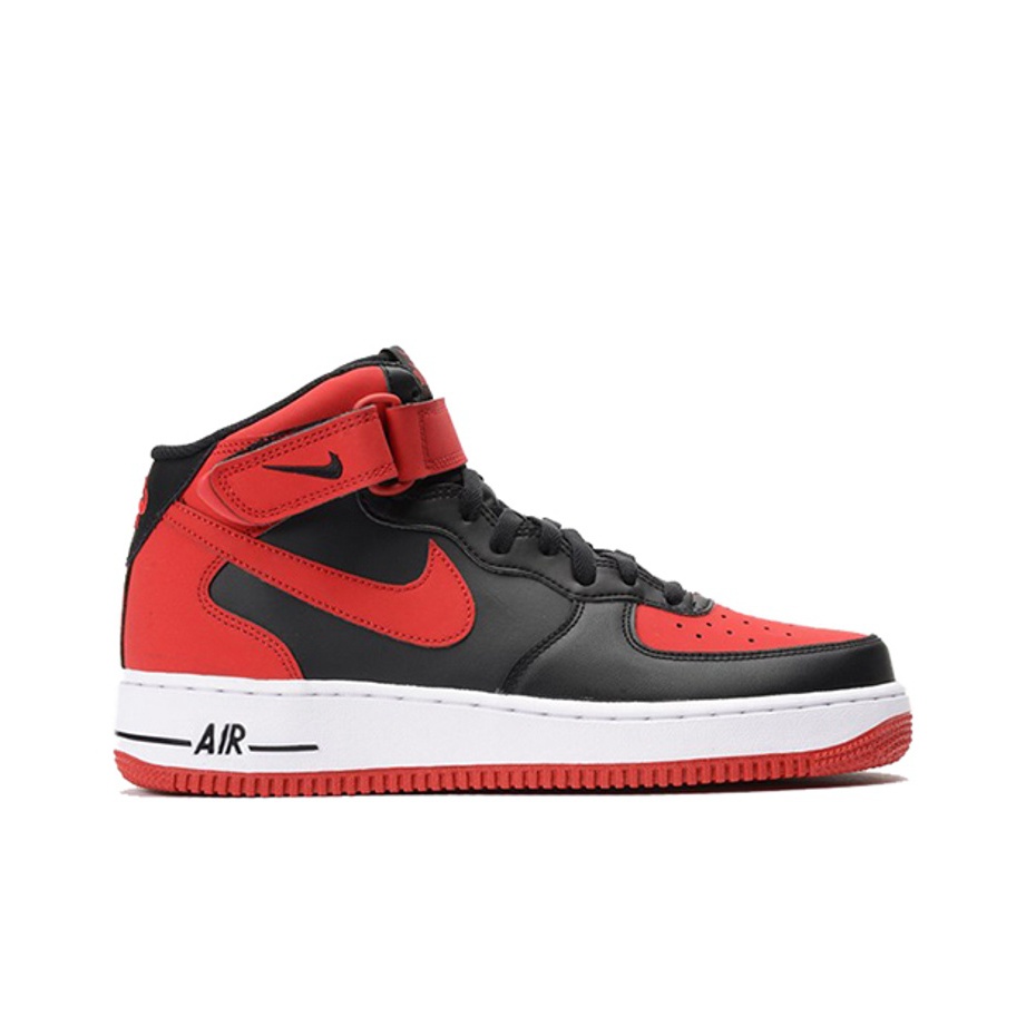 Red and black air force 1 mid online