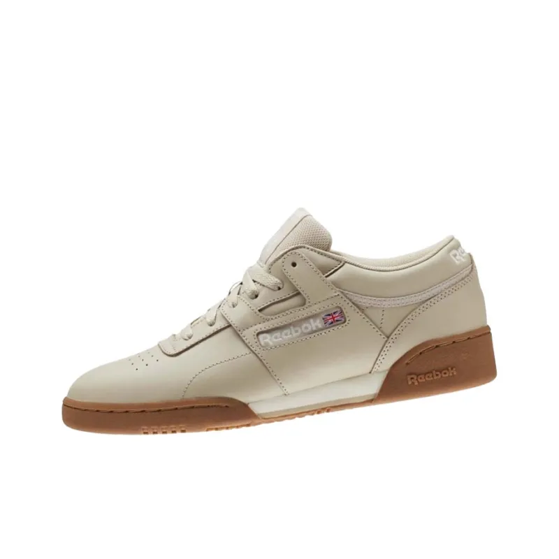 Reebok Workout Skateboard Shoes Men Low-Top Ecru-2