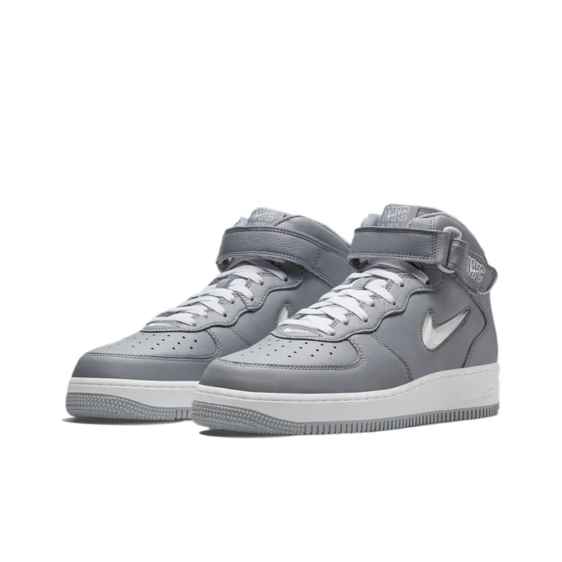 Nike Air Force 1 Mid Qs Jewel Nyc Cool Grey-2