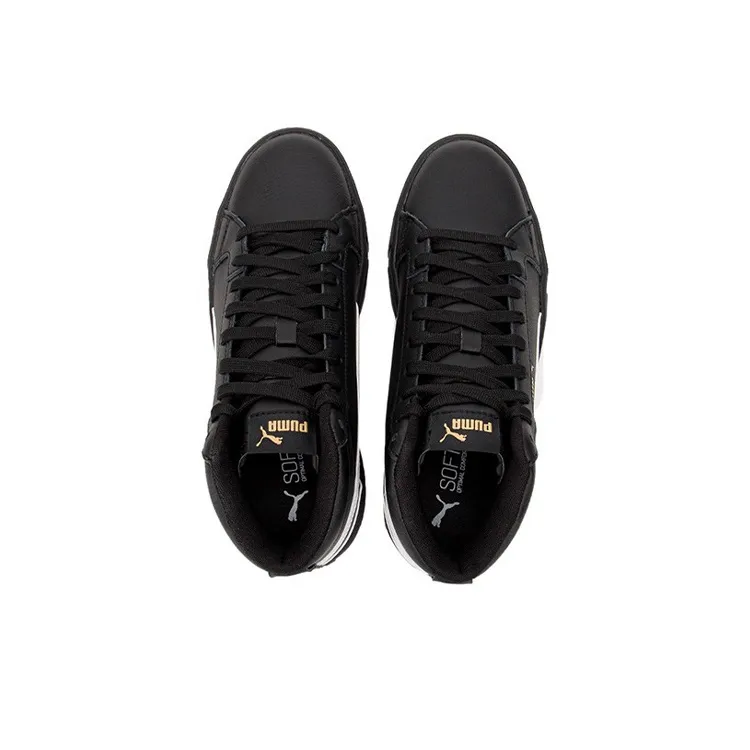 PUMA Serve Pro Lite Mid 'Black Team Gold'-3
