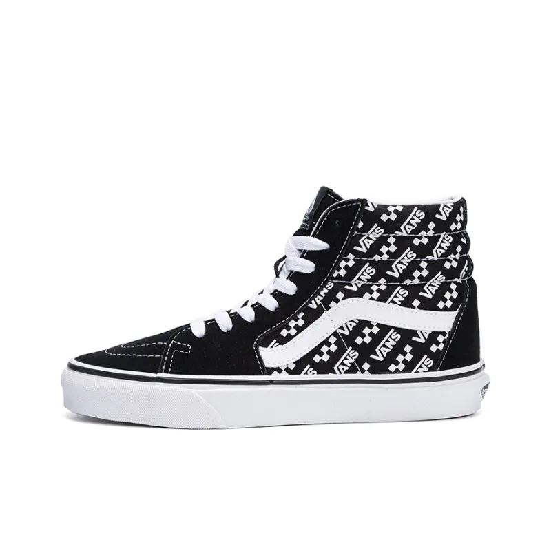 Vans Sk8 Hi 'Logo Repeat Black'-0