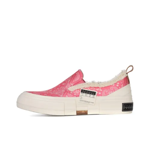 XVESSEL Skateboard Shoes Unisex Low-Top Pink Silk