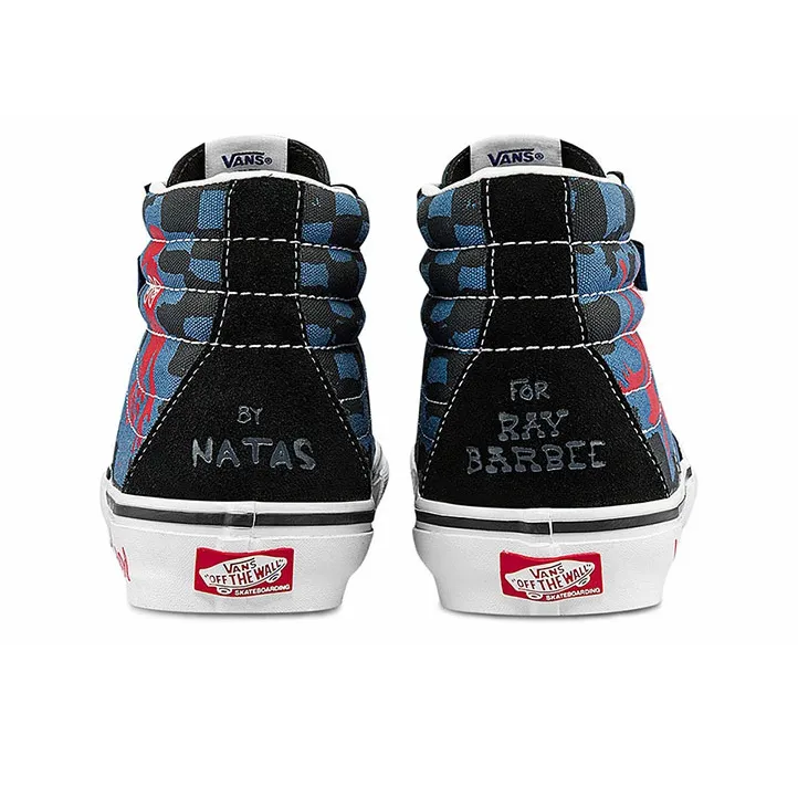 Vans Sk8 Hi Krooked By Natas For Ray Black Blue-4