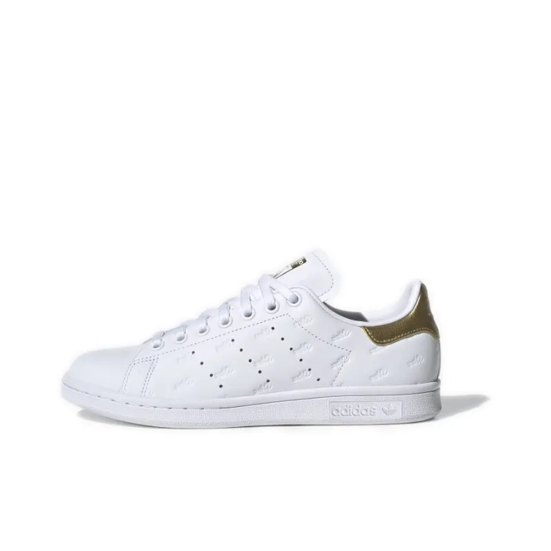 Adidas Stan Smith Debossed Logos Gold Women's-0