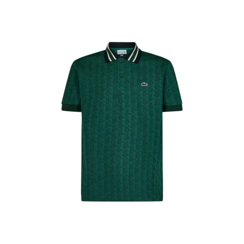 LACOSTE Polo Shirts Men Green