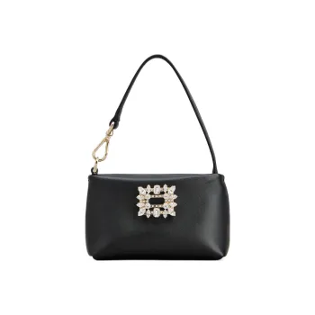Roger Vivier Rv Nightlily Buckle Embellished Shouder Bag