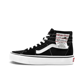 Vans Ua SK8 HI Tapered High Top Casual Canvas Skate Shoes Unisex Diy Black
