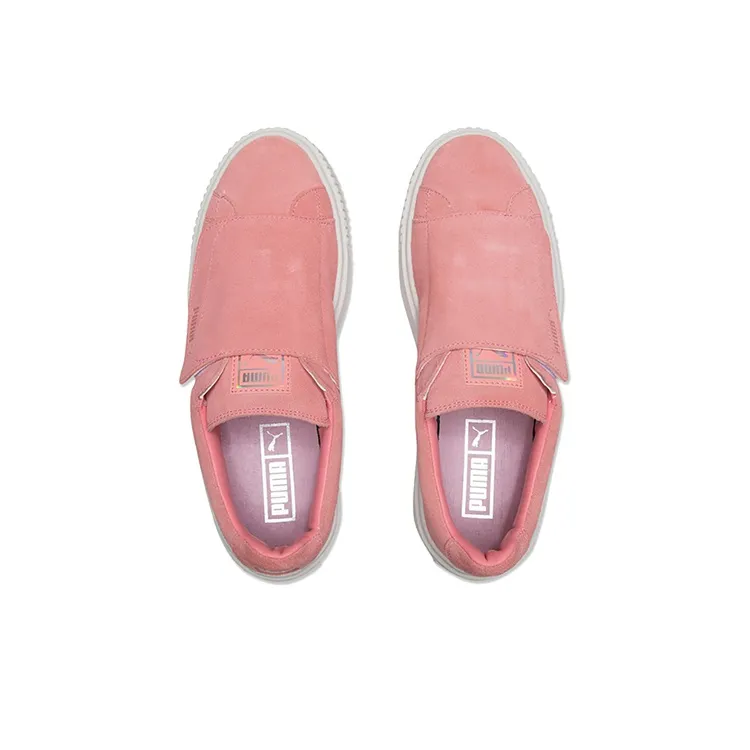 PUMA Platform Strap Pink/White Women's-4