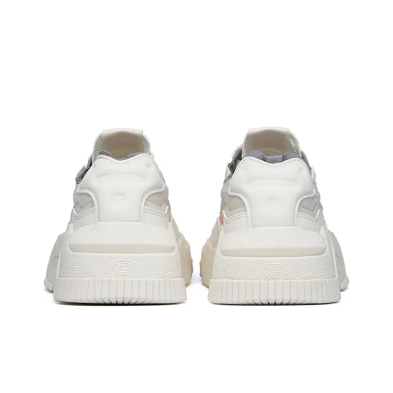 Anta Life Collection A PRO Low Top Skateboard Shoes Women's Ivory White-3
