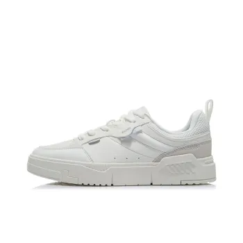 LiNing Essence ACE Anti Slip Wear Resistant Low Top Skateboard Shoes Snow White